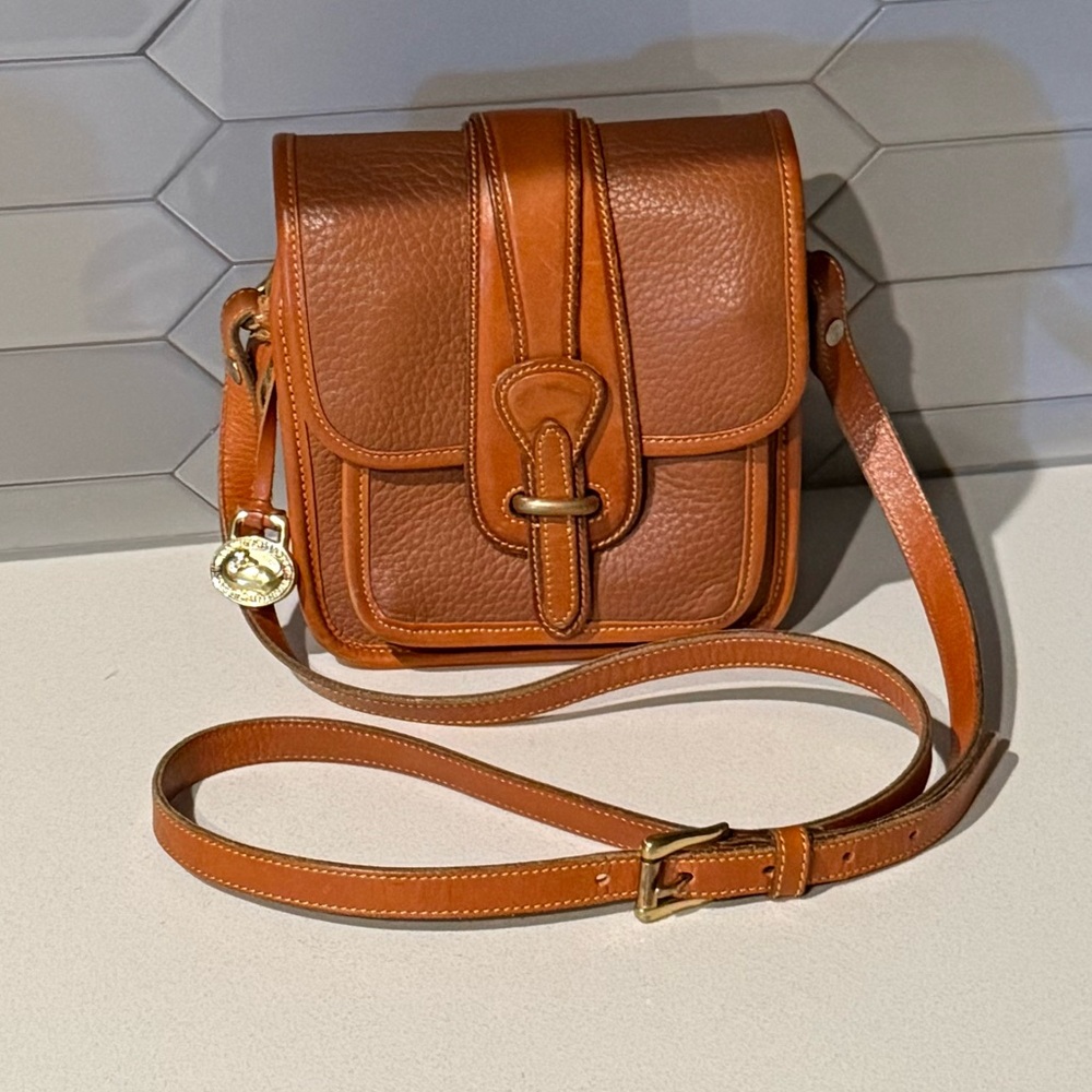 Vintage Dooney and Bourke R124 Pocket Binocular Equestrian Flap